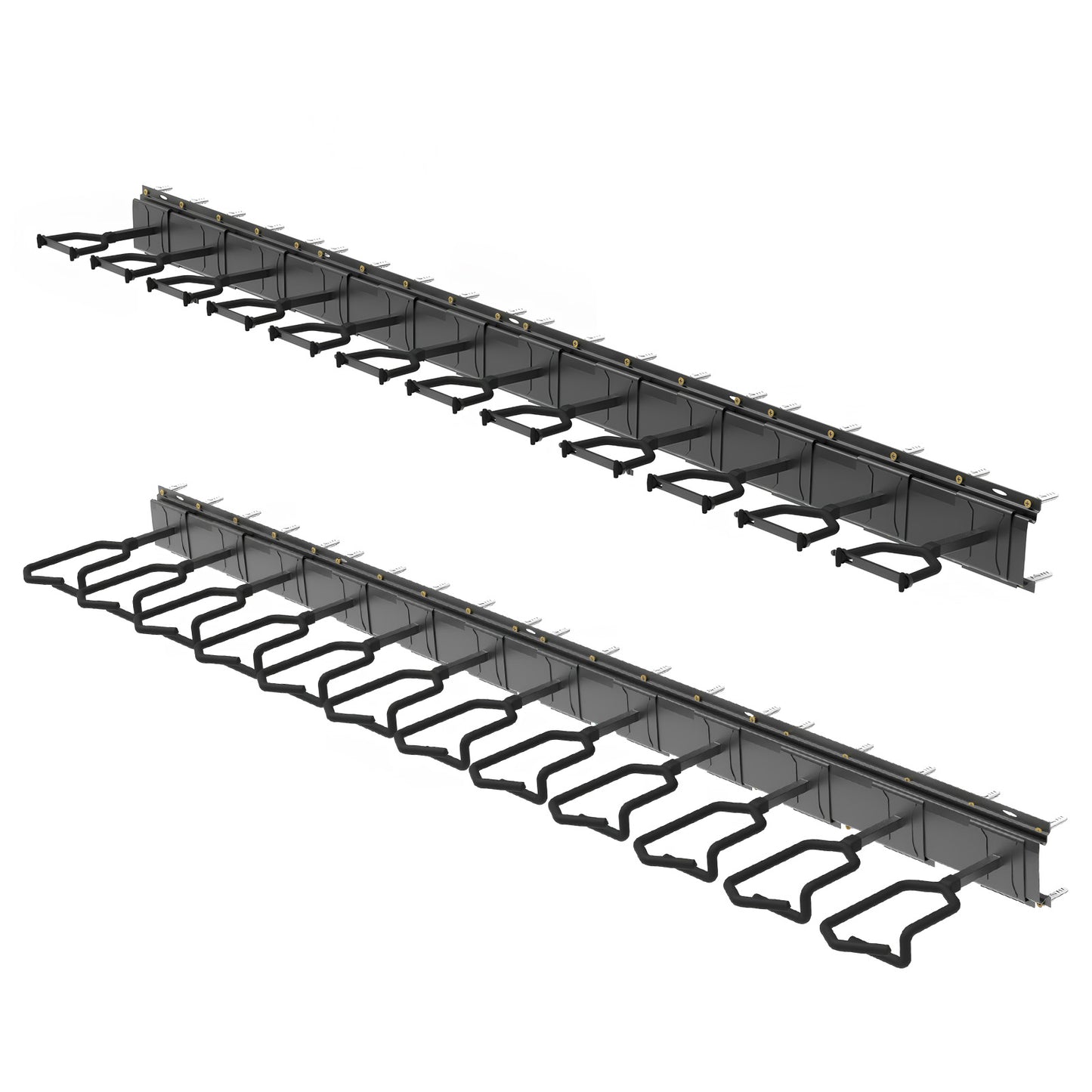 Gun Rack,Wall Mount Rifle Racks,Heavy Duty Steel Gun Rack for Wall, Adjustable 1/3/4/6/8/12 Slot Gun Display Holder Gun Stand