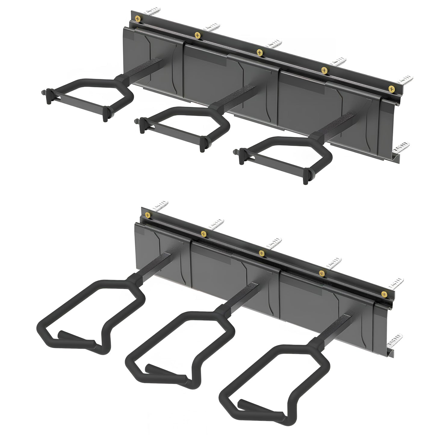 Gun Rack,Wall Mount Rifle Racks,Heavy Duty Steel Gun Rack for Wall, Adjustable 1/3/4/6/8/12 Slot Gun Display Holder Gun Stand