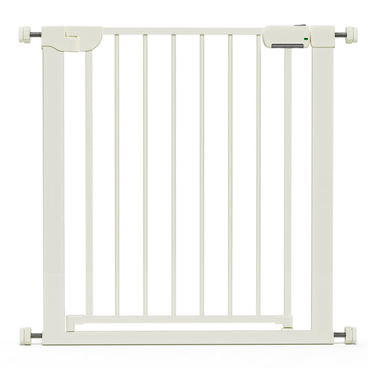 BA0006 (2 pack) Mutak Pressure Mounted Baby Gates for Doorways,-Drill, With Door, 29.5-46"
