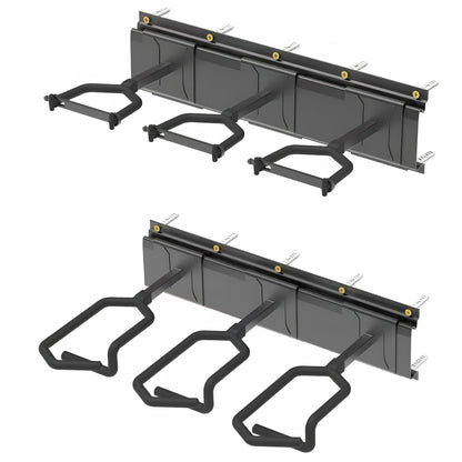 Gun Rack,Wall Mount Rifle Racks,Heavy Duty Steel Gun Rack for Wall, Adjustable 1/3/4/6/8/12 Slot Gun Display Holder Gun Stand